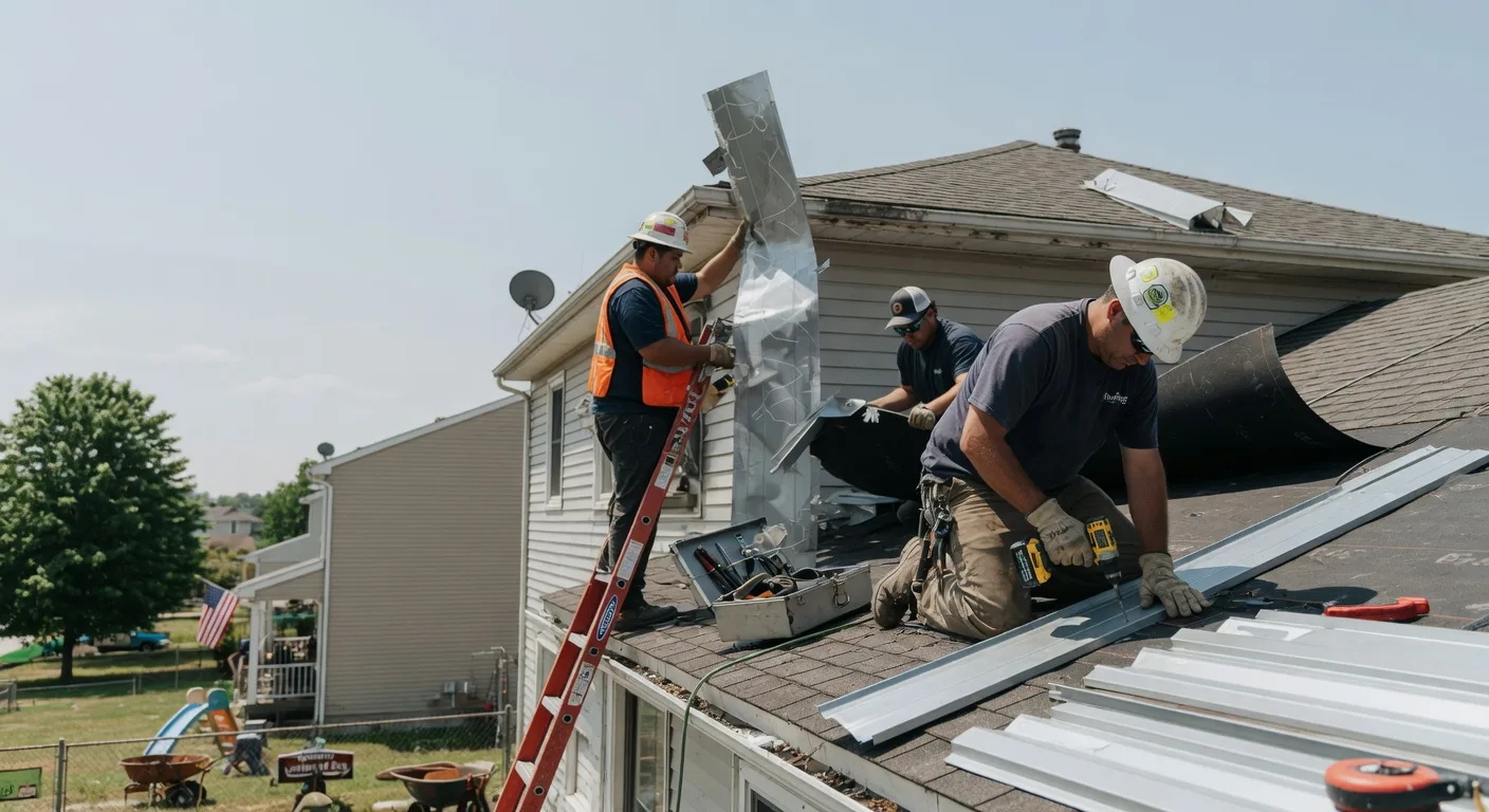Storm Damage Metal Roof Repair in Fort Totten, ND